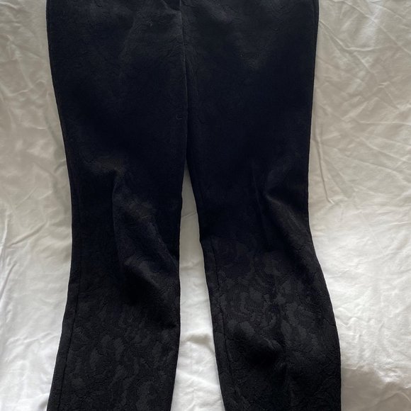 ANN TAYLOR BLACK DRESS PANTS - Picture 1 of 4